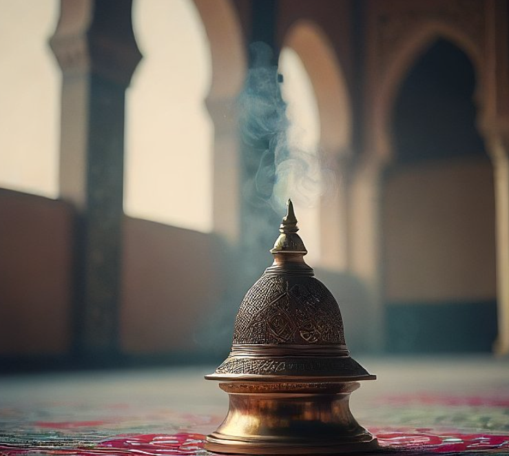 البخور في المسجد في المنام