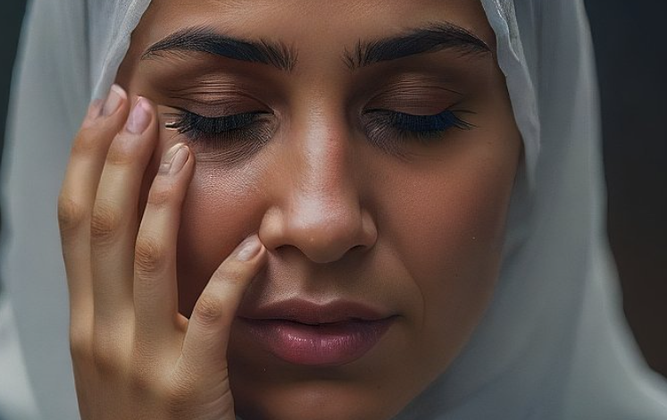 البكاء على شخص في المنام