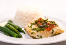 green beans on white ceramic plate