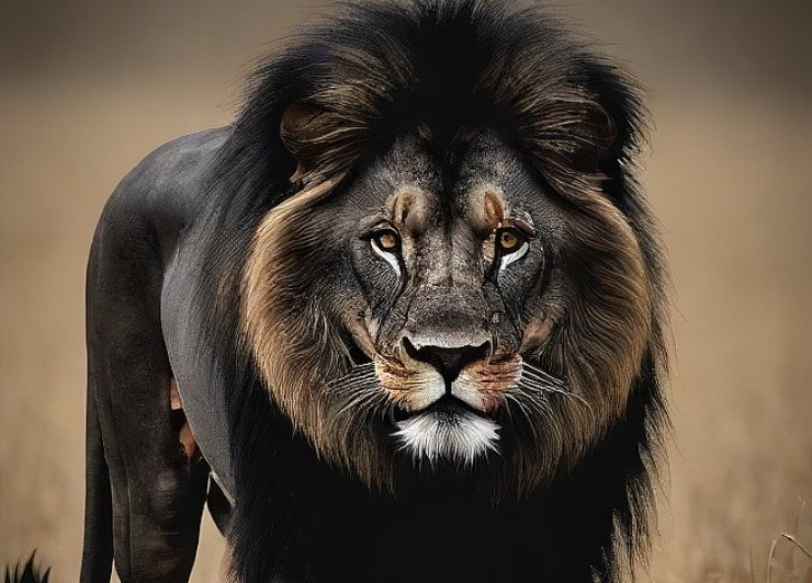 black lion