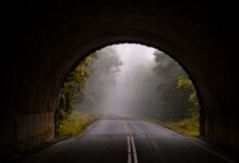 road tunnel wallpaper