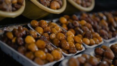 brown and white nuts on stainless steel tray