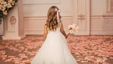 flower girl, wedding, little girl, toddler girl in wedding, dressed up, dressy, wedding hall